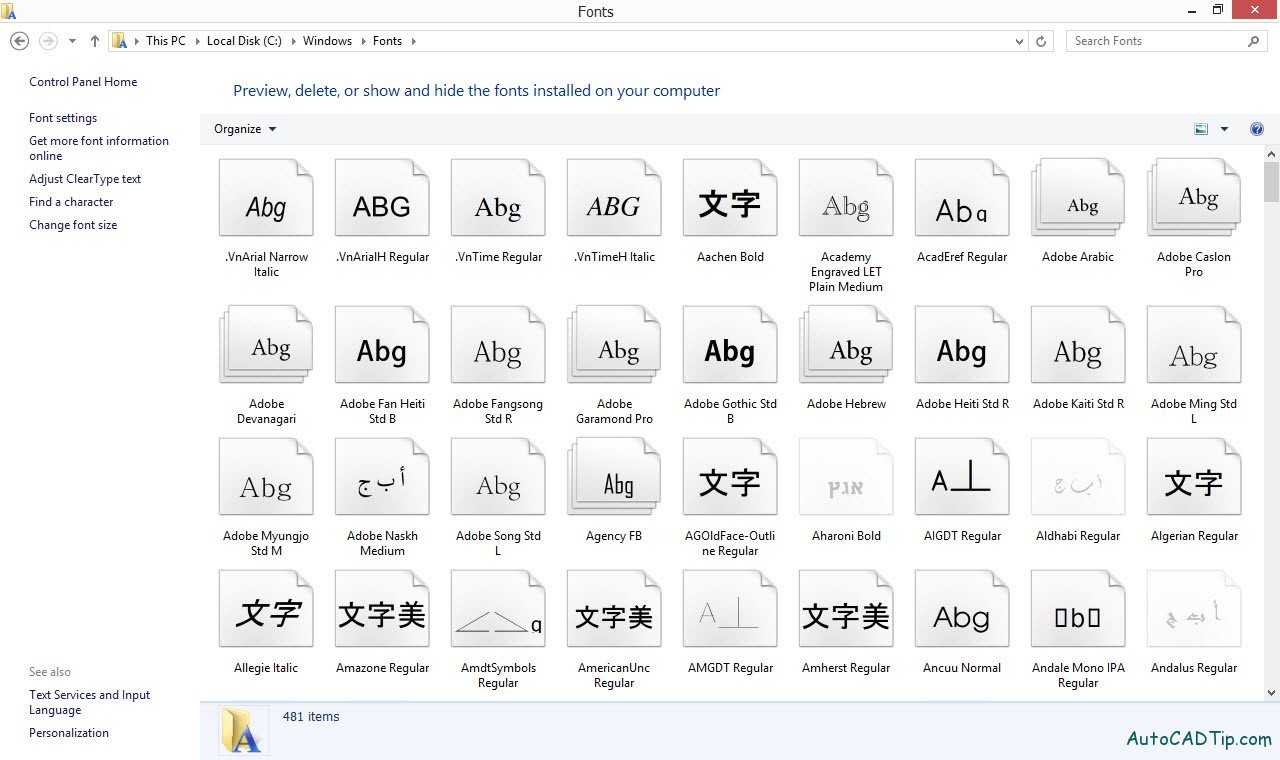 load text style autocad