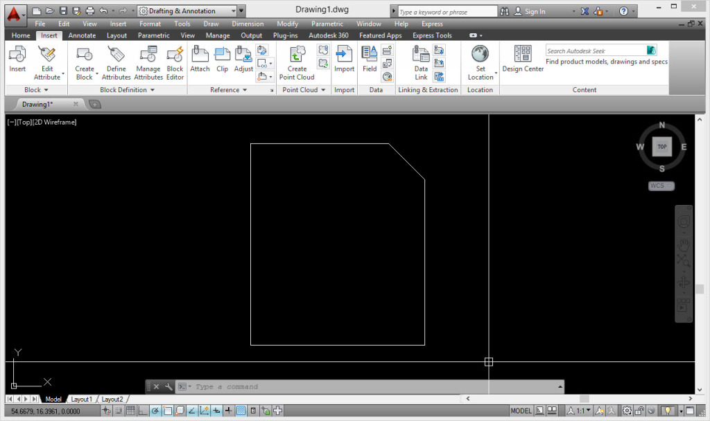 How to make Chamfer corner in AutoCAD? AutoCAD Tips