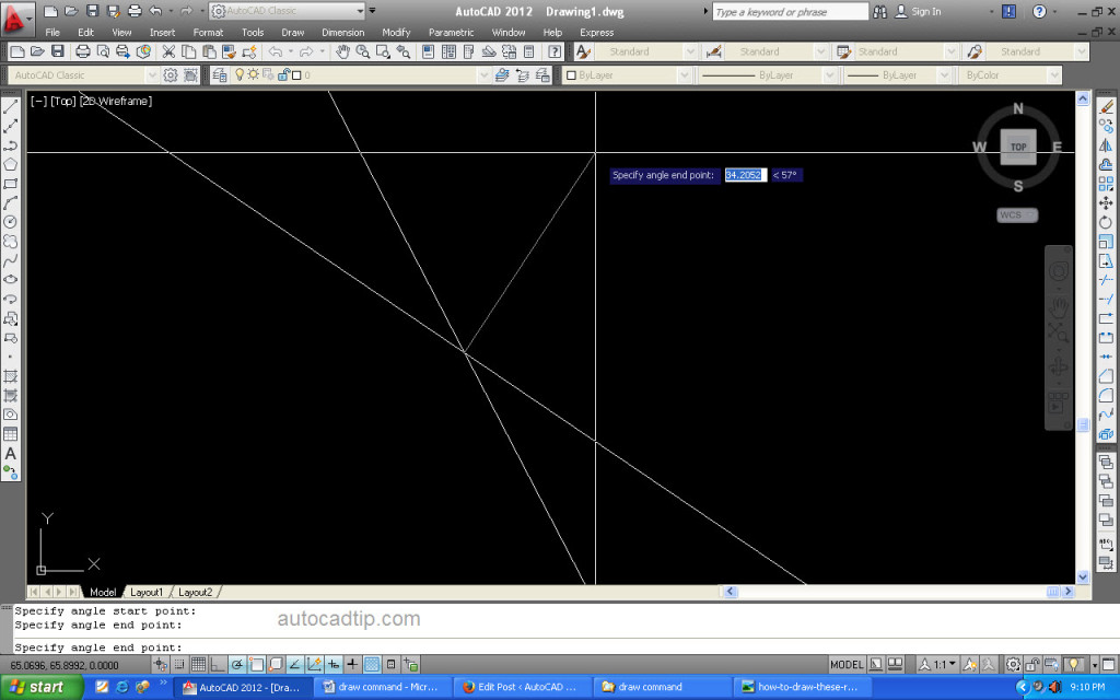 Xline Command In AutoCAD AutoCAD Tips