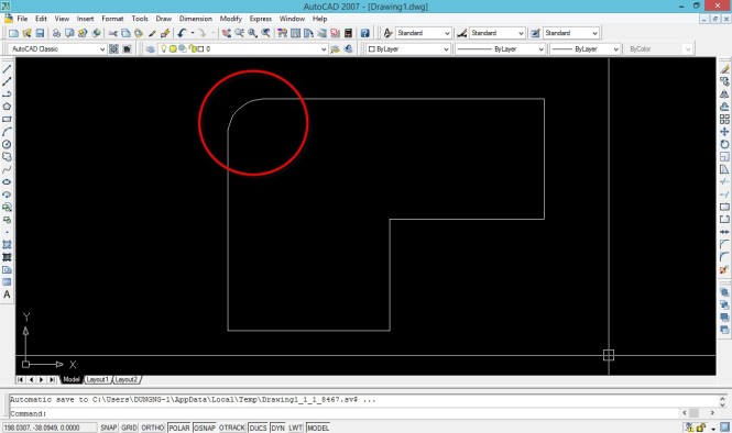 How to make Fillet corner in AutoCAD? AutoCAD Tutorial