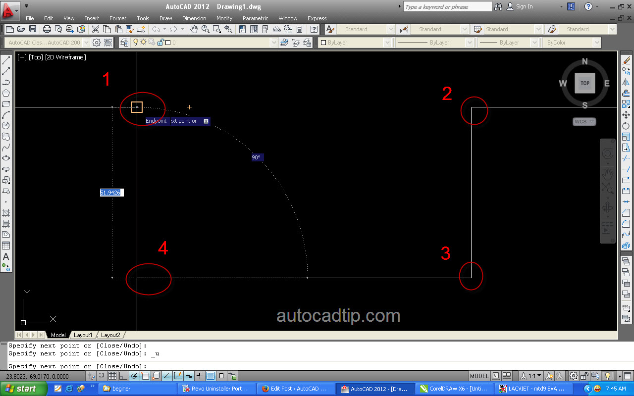 how-to-use-line-command-in-autocad-autocad-tutorial