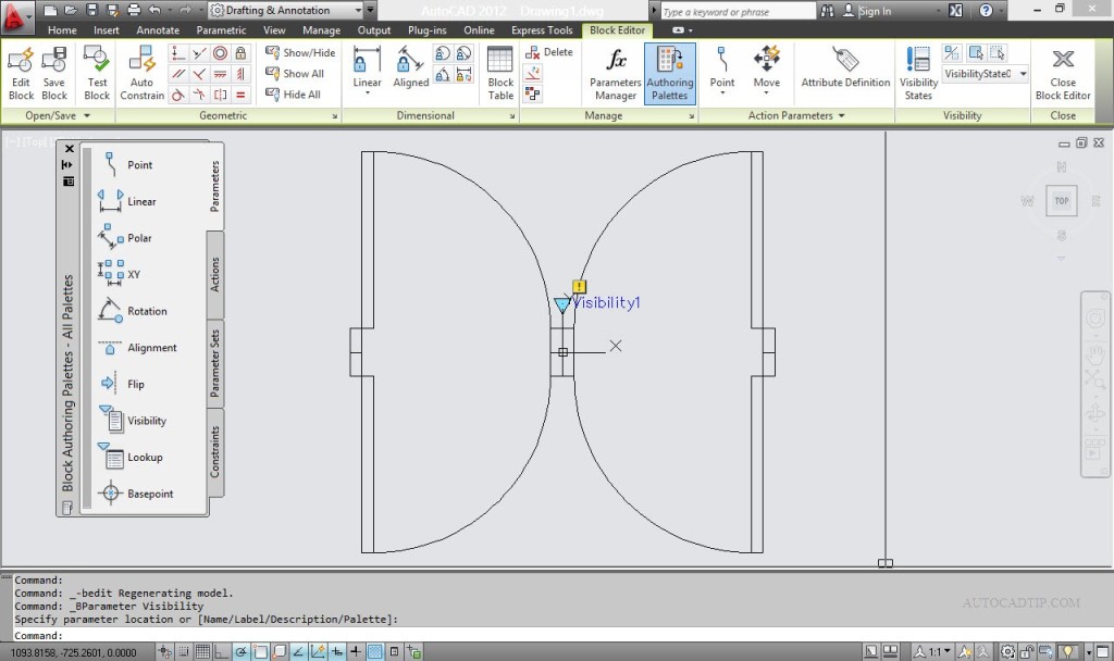 Visibility Feature Dynamic Block Tutorial In AutoCAD AutoCAD Tips