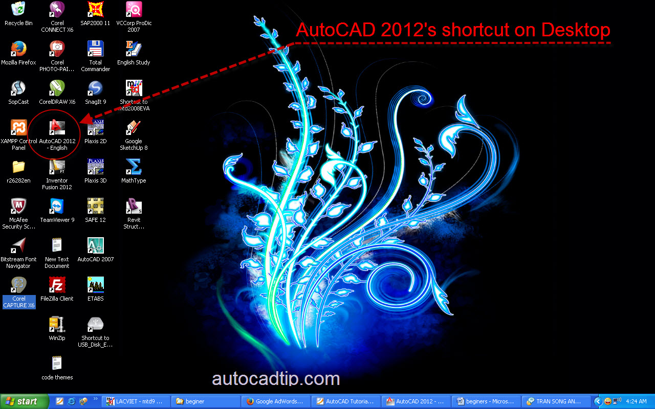 How To Open Existing Drawing In AutoCAD 2012