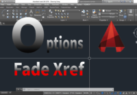 How to change fade a xref in AutoCAD?