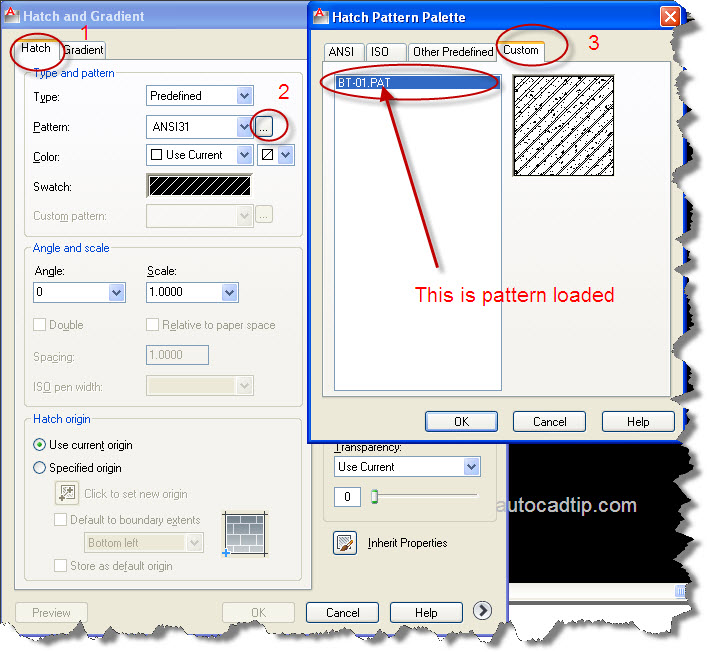 To give a tutorial to you about checking pattern loaden in AutoCAD.