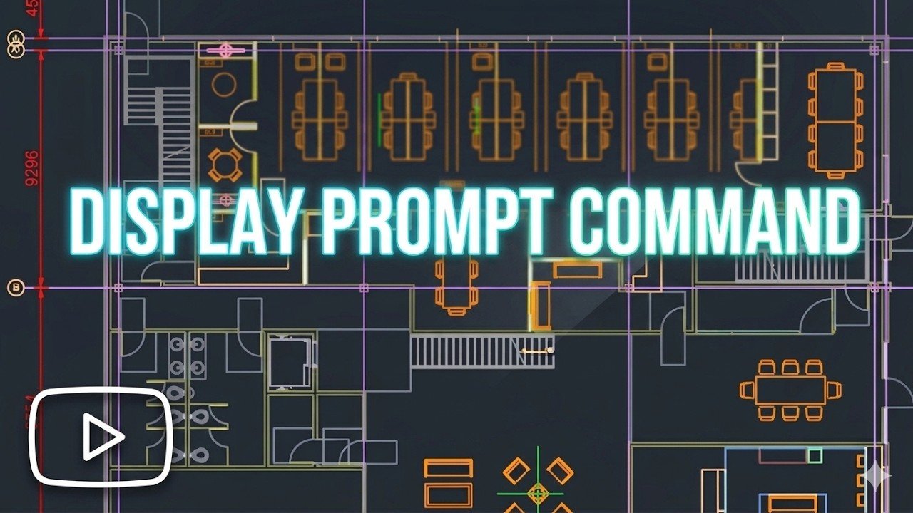 Display prompt command in AutoCAD