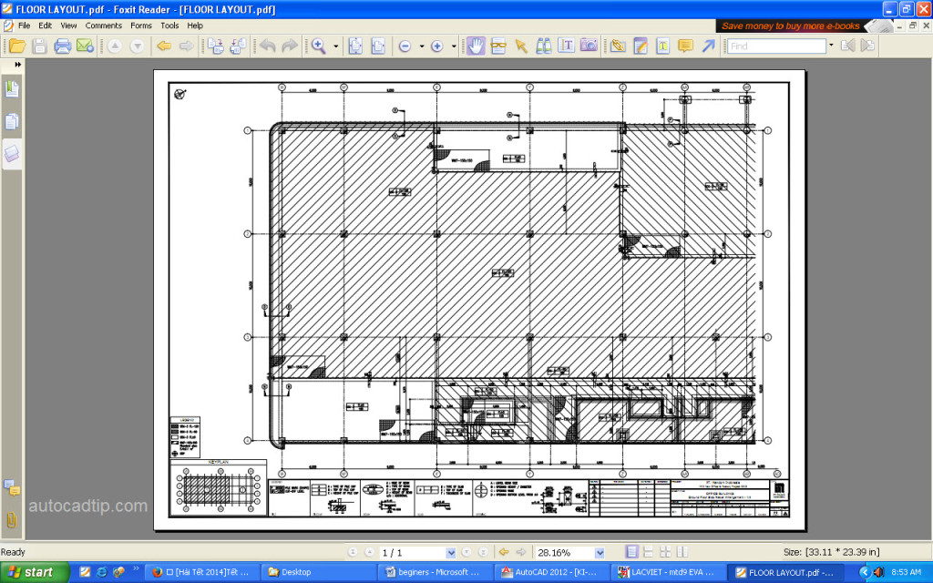 Checking drawing pdf after convert from DWG to PDF.