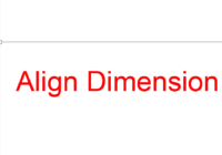 Lisp AutoCAD - Align Dimension