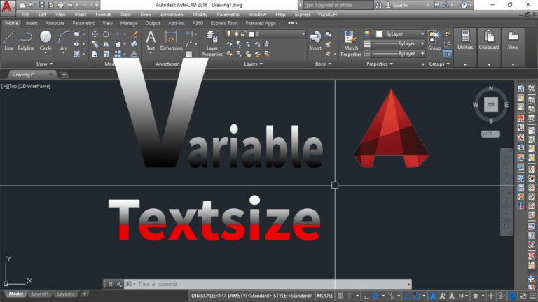 Preset Text Height AutoCAD