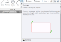 How to use Rectangle command AutoCAD 2023?