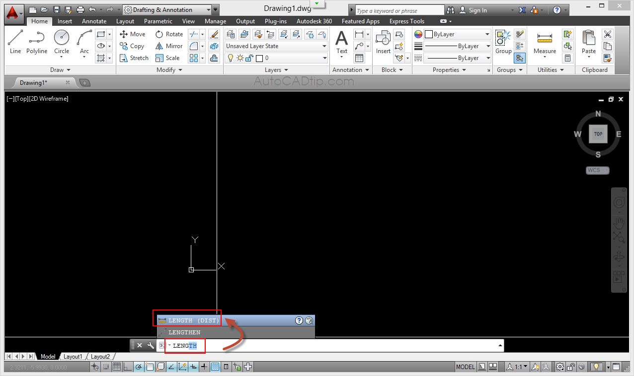 Command line with Synonym feature in AutoCAD 2014