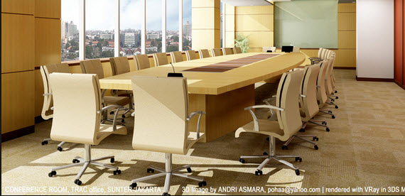 AutoCAD library about tables and chairs block for the meeting room.