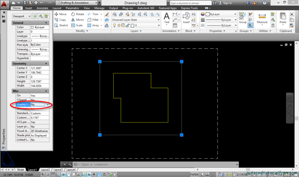 unlock-scale-viewport-layout-autocad-tip